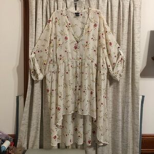 Torrid Lexie Babydoll Chiffon Tunic Top - 5X